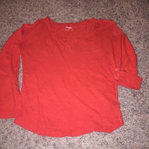 Express burnt orange shirt